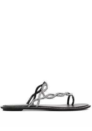 René Caovilla Braid sandals - Black