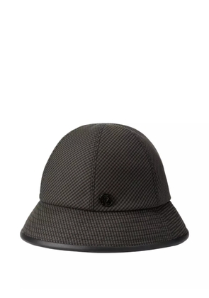 Maison Michel check-pattern bucket hat - Brown