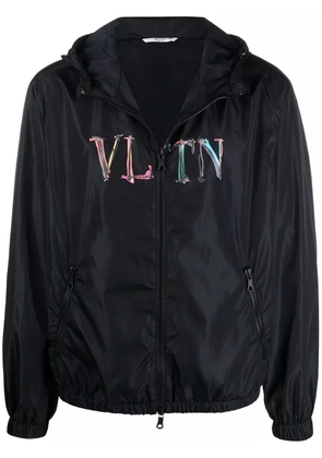 Valentino Garavani VLTN hooded jacket - Blue
