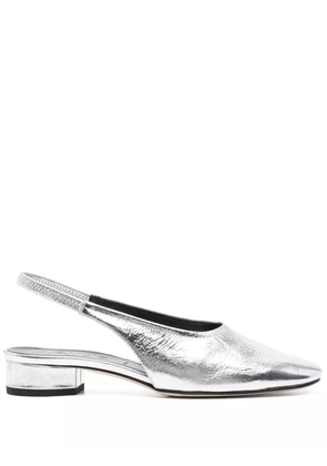 Aeyde Dua ballet flats - Silver