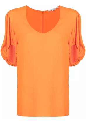 Stella McCartney puff-sleeve top - Orange