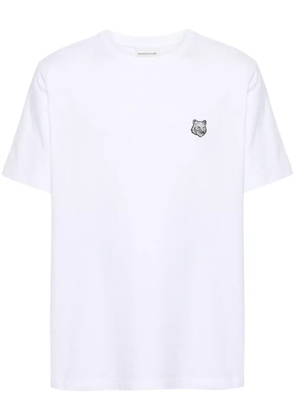 Maison Kitsuné Fox-motif cotton T-shirt - White