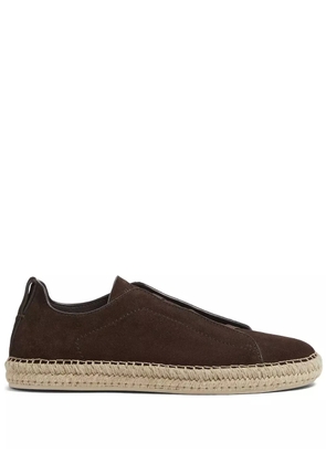 Zegna Triple Stitch espadrilles - Brown