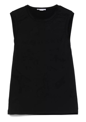 Alexander McQueen panelled tank top - Black