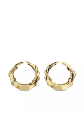 Alexander McQueen chunky hoop earrings - Gold