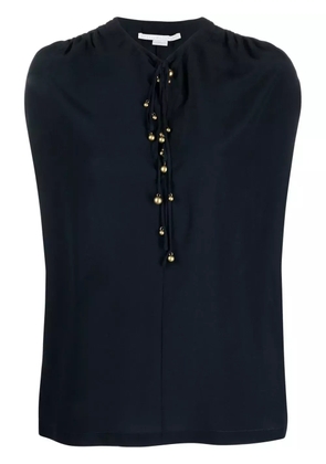 Stella McCartney buttoned silk blouse - Black
