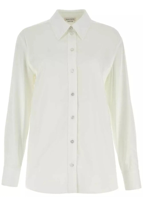Alexander McQueen long-sleeve poplin shirt - White