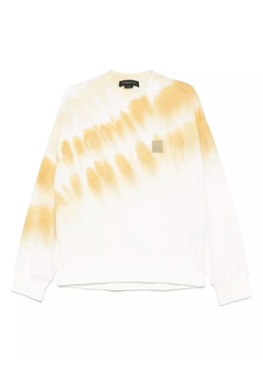 FEDERICO CINA tie-dye jumper - White