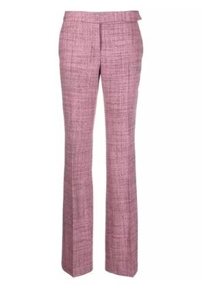 Stella McCartney mélange-effect wool trousers - Pink