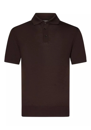 Cruciani wool polo shirt - Brown