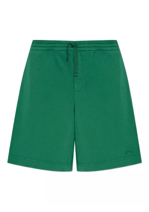 Alexander McQueen logo-embroidered shorts - Green