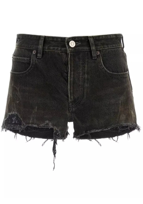 Balenciaga denim shorts - Black