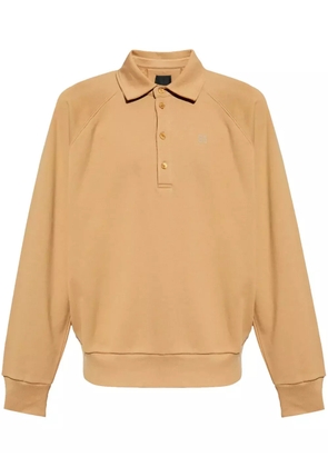Givenchy logo-embroidered polo shirt - Neutrals