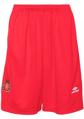 Balenciaga Soccer Baggy track shorts - Red