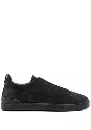Zegna Triple Stitch suede sneakers - Blue