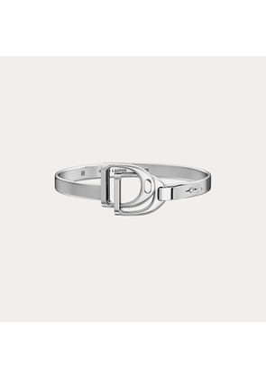 Sterling Silver Double-Stirrup Bangle