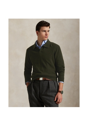 Wool Johnny-Collar Jumper