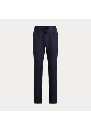 Hand-Tailored Silk-Linen Trouser