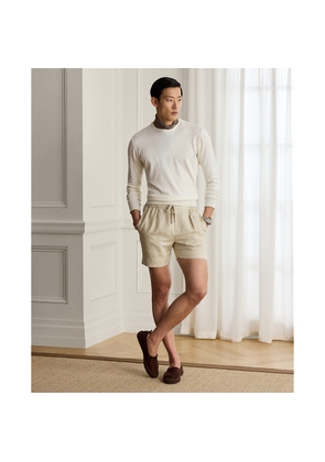 Silk-Linen Shorts