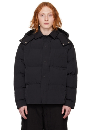JACQUEMUS Black Le Papier 'La Doudoune Chemise' Puffer Jacket
