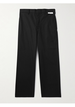 WTAPS - Straight-Leg Cropped Canvas Trousers - Men - Black - S