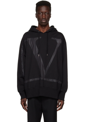 Valentino Black Paneled Hoodie