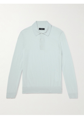 Dunhill - Slim-Fit Cashmere Polo Shirt - Men - Blue - S