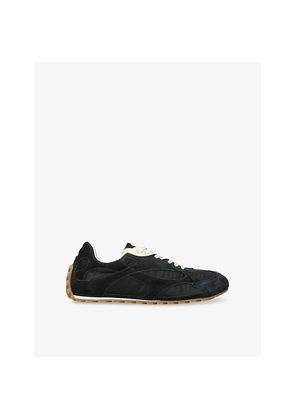 Mens Bottega Veneta Orbit Flash Suede and Nylon Low-Top Trainers