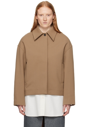 Studio Nicholson Beige Button Tab Jacket