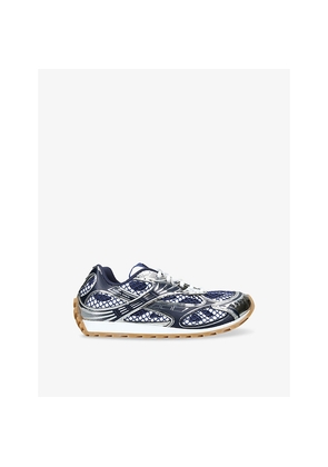 Mens Bottega Veneta Orbit Mesh and Woven Low-Top Trainers
