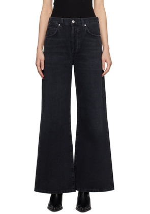 Citizens of Humanity Black Beverly Slouch Boot Jeans