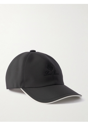 Loro Piana - Logo-Embroidered Storm System® Shell Baseball Cap - Men - Black - S