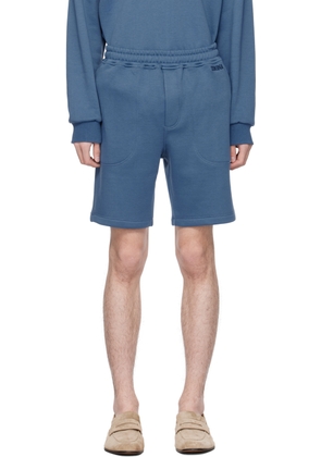 ZEGNA Blue Drawstring Shorts