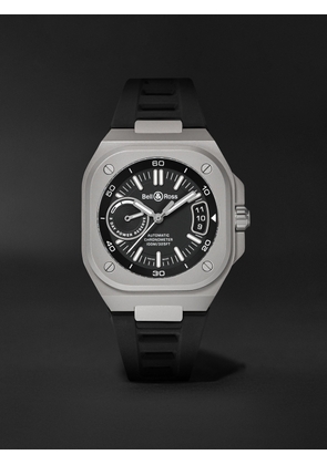 Bell & Ross - BR-X5 Automatic Chronometer 41mm Titanium and Rubber Watch, Ref. No. BRX5R-BL-TI/SRB - Men - Black