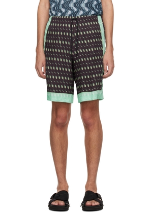 Dries Van Noten Brown Drawstring Shorts