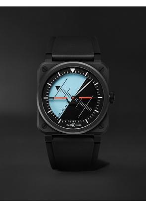 Bell & Ross - BR-03 Horizon Limited Edition Automatic 41mm Ceramic and Rubber Watch, Ref. No. BR03A-HRZ-CE/SRB - Men - Black