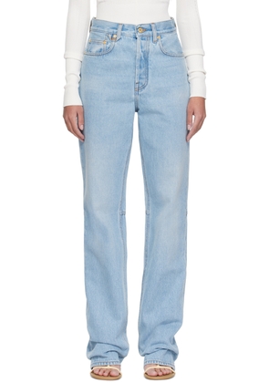 JACQUEMUS Blue Les Classiques 'Le de-Nîmes droit' Jeans