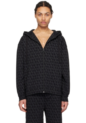 Valentino Black Iconographe Hoodie