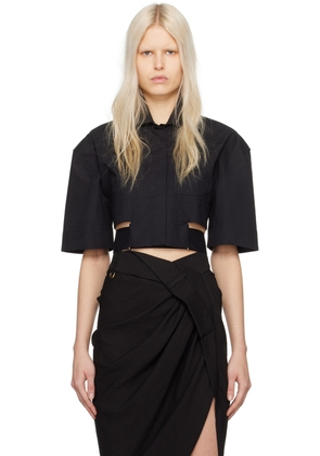 JACQUEMUS Black Les Classiques 'La Chemise Bari' Shirt