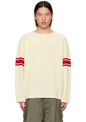 nanamica Off-White Midshipman Sweater