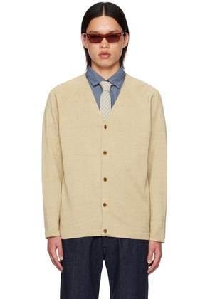 nanamica Beige KODENSHI Cardigan