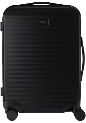 ZEGNA Black Polycarbonate Suitcase