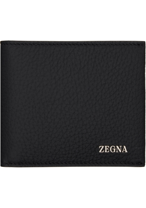 ZEGNA Black Leather Wallet