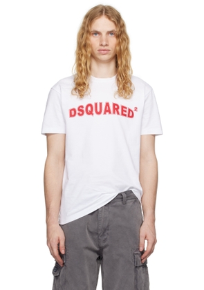 Dsquared2 White 'Dsquared2' Cool Fit T-shirt