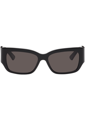 Balenciaga Black Rectangular Sunglasses