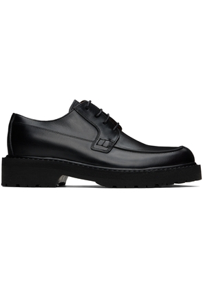 Dries Van Noten Black Leather Derbys