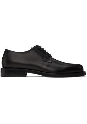 Dries Van Noten Black Leather Derbys