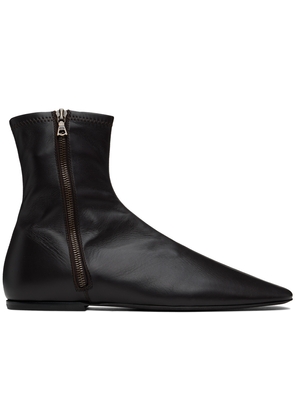 Dries Van Noten Brown Leather Boots