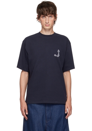 JACQUEMUS Navy La Casa 'Le t-shirt Merù' T-Shirt