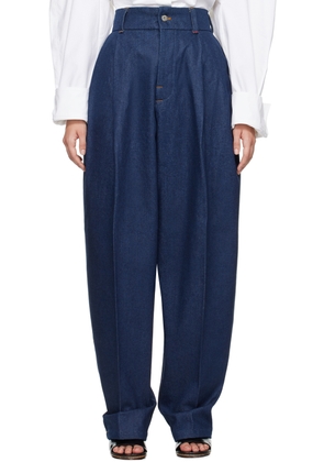 JACQUEMUS Indigo La Casa 'Le de-Nîmes Curzio' Jeans